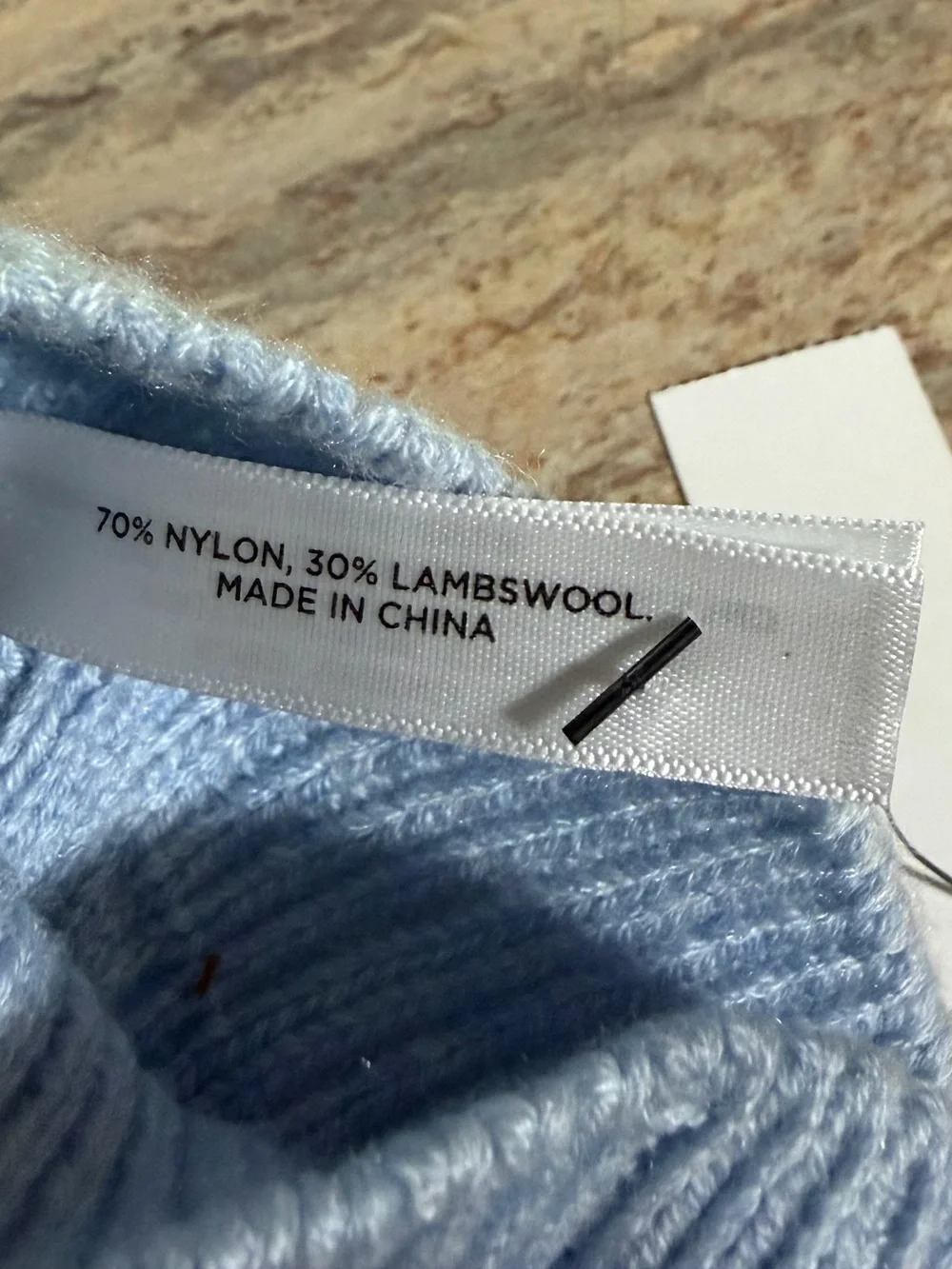 NWT Talbots Light Blue Knit Gloves - Classic Winter Accessory